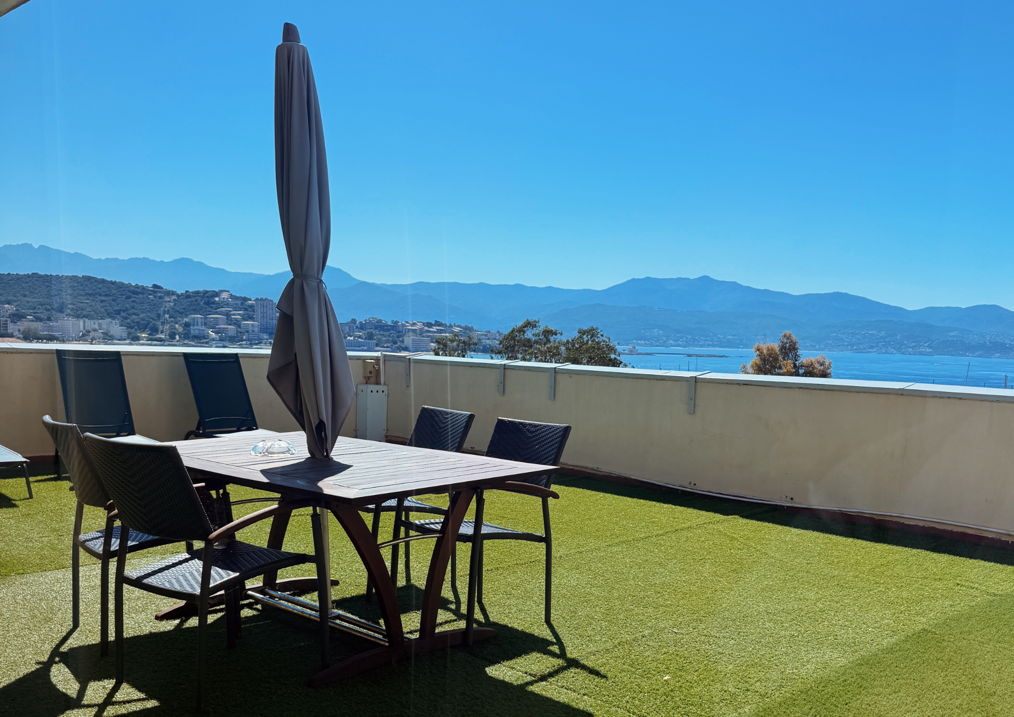 Terrasse vue mer